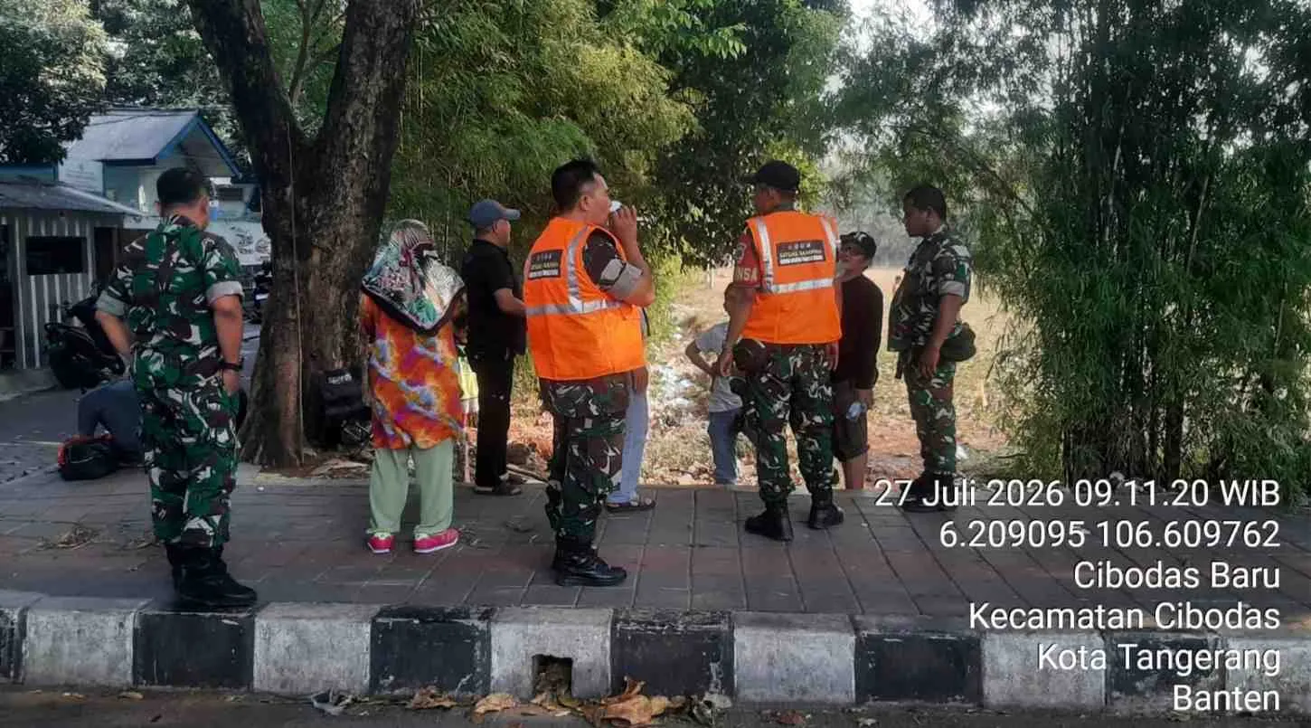Babinsa Cibodas Gencarkan Edukasi Penanganan Sampah