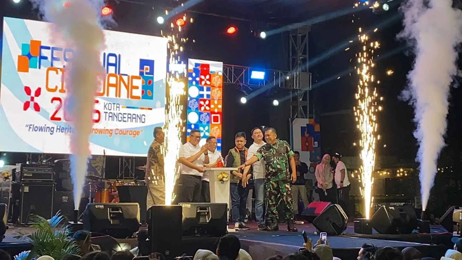 Danramil Hadiri Penutupan Festival Cisadane 2026