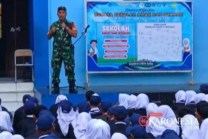 Danramil Pamulang Ajak Pelajar Tolak Narkoba dan Bullying