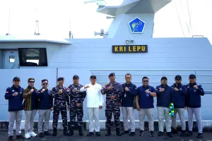 Danlanal Dumai Dukung Ekspedisi Rupiah Berdaulat Hingga Pulau Terluar