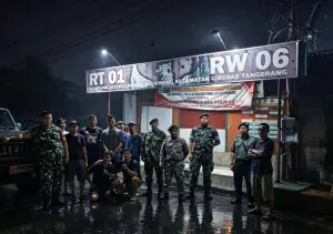Patroli Malam TNI Perkuat Sinergi Warga Jaga Kamtibmas Tangerang