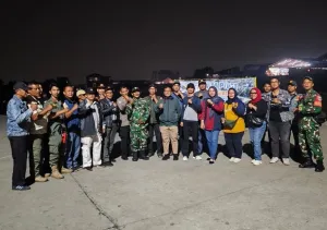 Patroli Malam Koramil Perkuat Sinergi Jaga Kamtibmas Kramat Jati