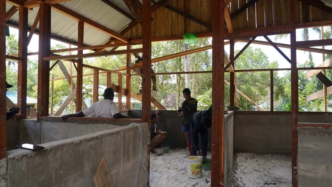 TMMD Bangun Rumah Layak Huni, Progres Capai 68 Persen di Sesor