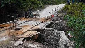 Rehab Jembatan TMMD Capai 55 Persen, Percepat Akses Kampung Sesor