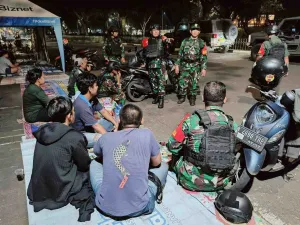 Koramil Cipayung Intensifkan Patroli Malam Cegah Tawuran