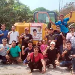 Warga Perum Kirana Gotong Royong Normalisasi Kali Cegah Banjir