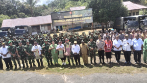 Danrem 181/PVT dan Bupati Sorong Selatan Buka TMMD Ke-129, Percepat Pembangunan Kampung Sesor