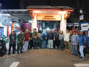 Koramil Kramat Jati-Makasar Perkuat Keamanan Lewat Siskamling