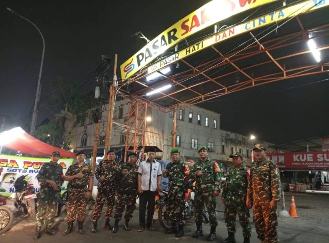 Babinsa dan Komduk Perkuat Kamtibmas Lewat Patroli Malam di Tangerang