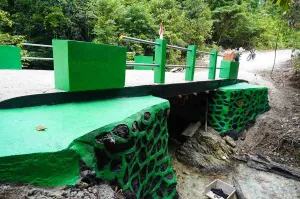 Jembatan Rampung, TMMD Ke-129 Perlancar Akses Warga Kampung Sesor
