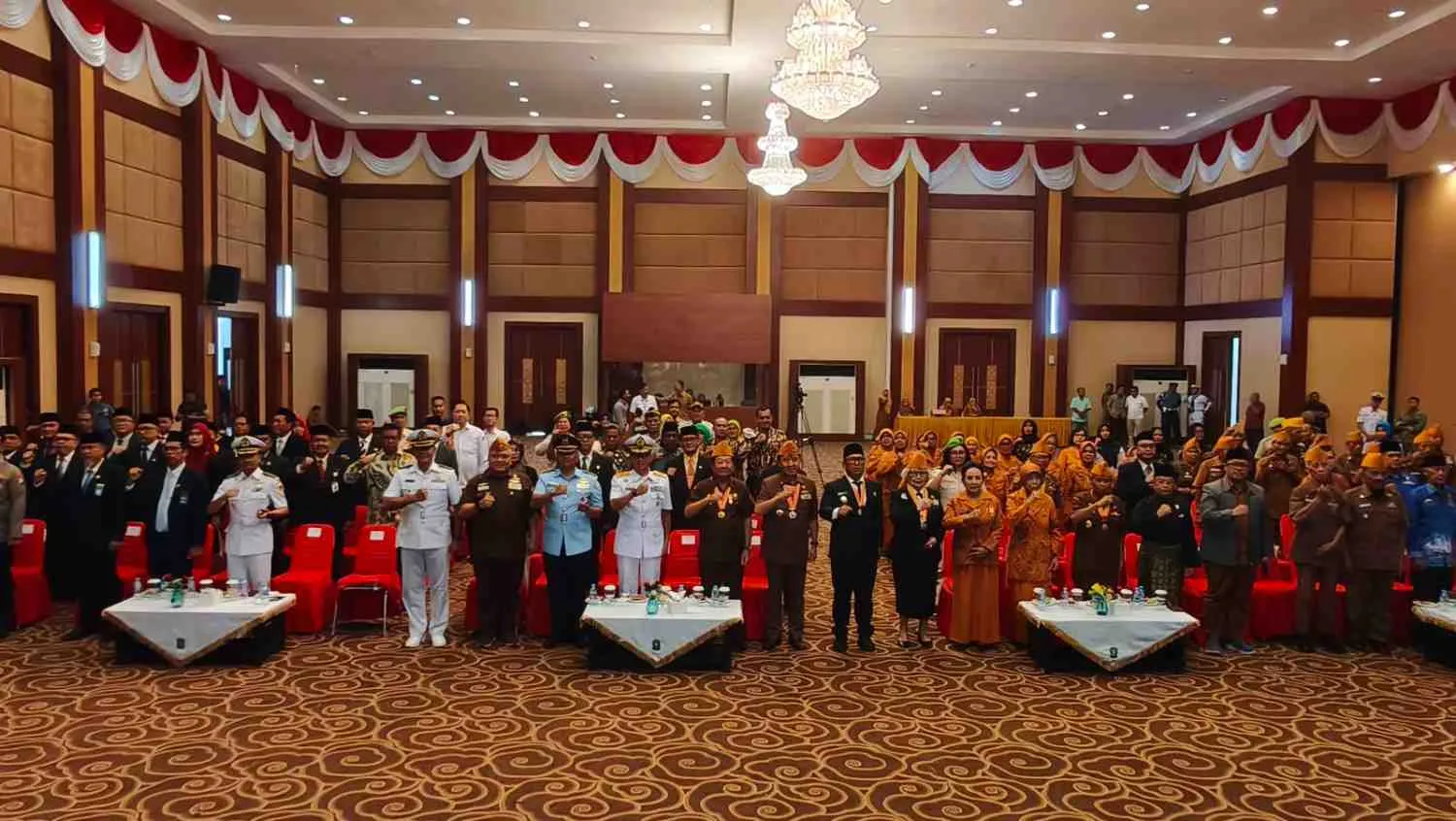 Danlanal Bintan Hadiri Peringatan Hari Veteran Nasional 2026 di Kepri