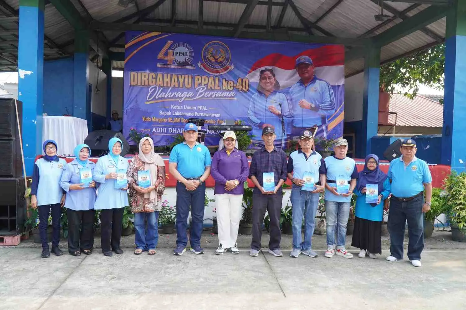 HUT Ke-40 PPAL, Purnawirawan TNI AL Perkuat Silaturahmi Lewat Olahraga