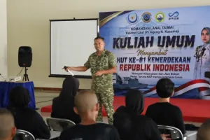 Danlanal Dumai Bekali Taruna Wawasan Kebangsaan dan Jiwa Bahari