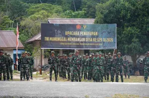 TMMD ke-129 di Kampung Sesor Resmi Ditutup, Sinergi TNI dan Warga Menguat