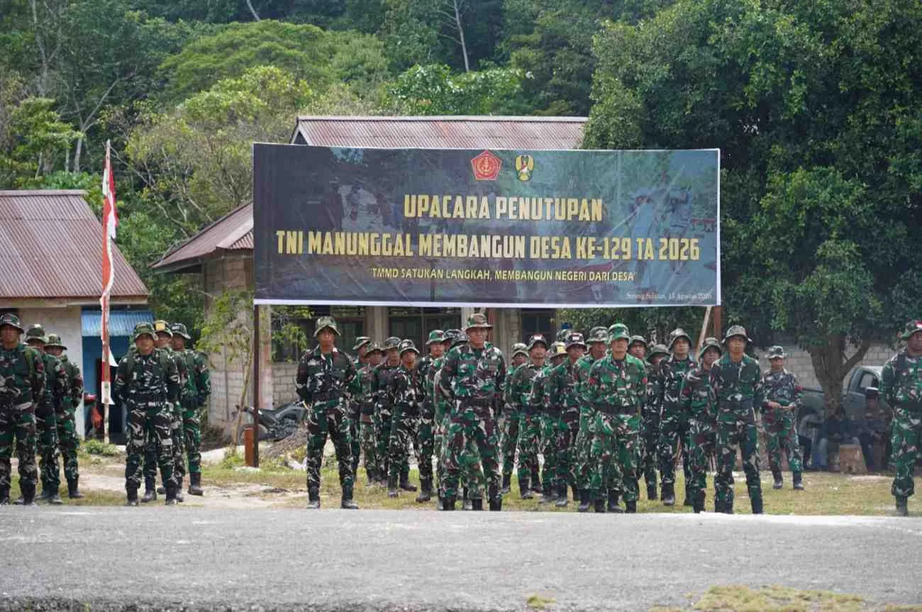 TMMD ke-129 di Kampung Sesor Resmi Ditutup, Sinergi TNI dan Warga Menguat