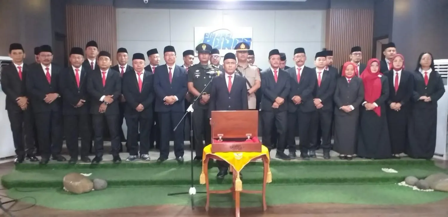 Peltu Naidi Hadiri Pengukuhan Paskibra Kecamatan Pinang