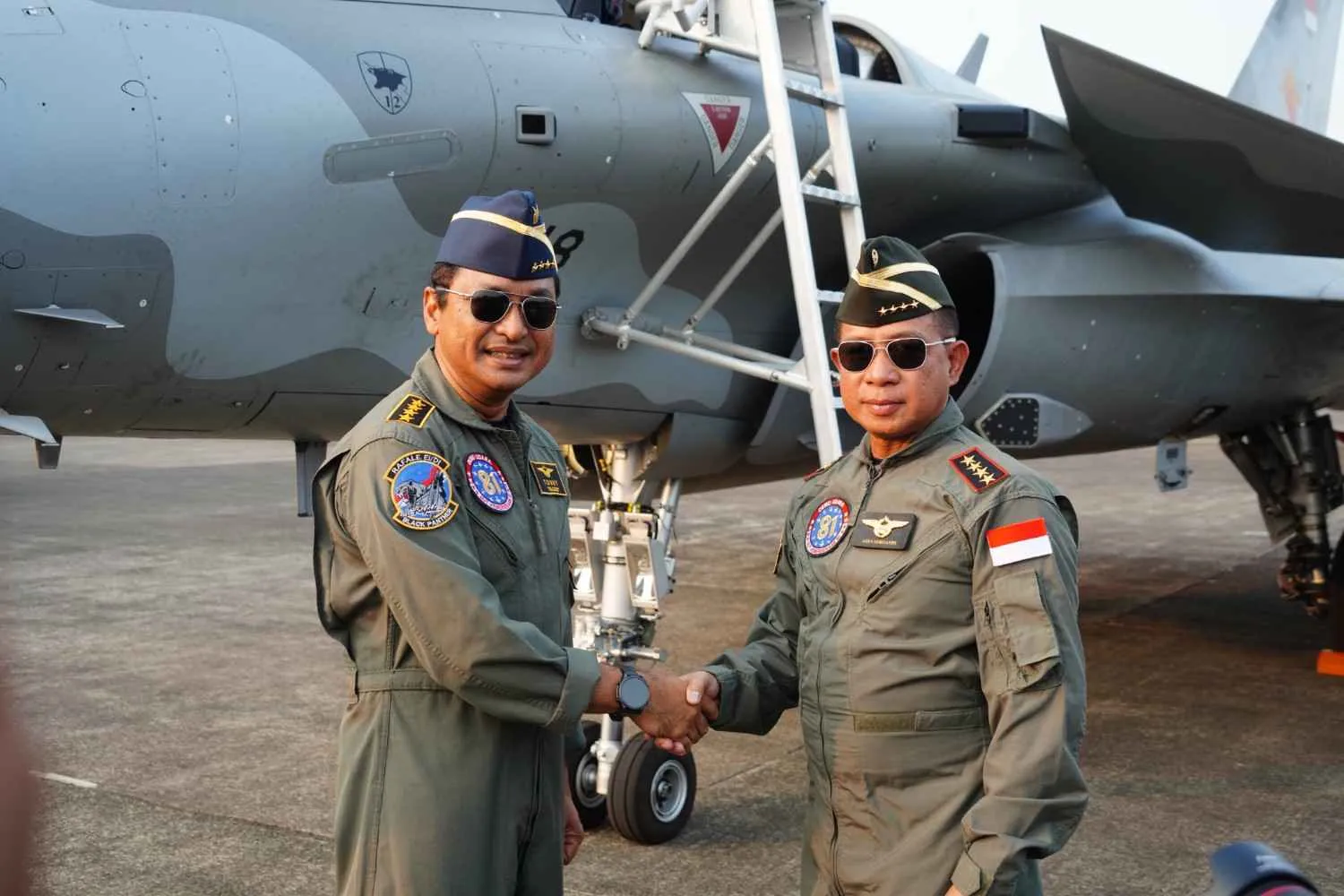 Panglima TNI Cek Kesiapan Alutsista Demo Udara HUT Ke-81 RI
