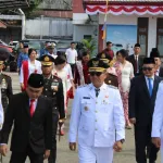 Lanal Nias Meriahkan HUT ke-81 RI dengan Tarian Kreasi Nusantara