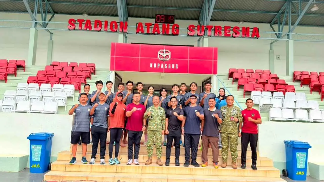 Kasum TNI Tinjau Tes Fisik Atlet Pelatnas Taekwondo di Kopassus 1 Kasum TNI Tinjau Tes Fisik Atlet Pelatnas Taekwondo di Kopassus