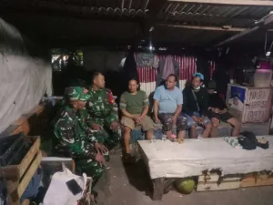 Koramil Pasar Rebo-Ciracas Perkuat Siskamling Jaga Kamtibmas