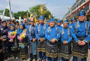 Danlanal Dumai Hadiri Pembukaan Festival Pacu Jalur Nasional 2026