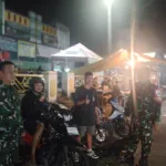 Babinsa dan Komduk Patroli Malam, Jaga Kamtibmas di Tangerang