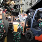 Hercules TNI AU Bawa Bantuan Presiden untuk Tangani Karhutla Kalsel