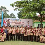 Danlanal Dumai Kukuhkan Saka Bahari, Dorong Generasi Muda Cintai Laut