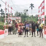 Kodim 1710/Mimika Rampungkan Dua Jembatan Beton Program Jembatan Garuda