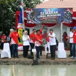 Perumda Tirta Patriot Perkuat Kekompakan Pegawai Lewat Lomba Mancing HUT RI