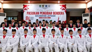 Paskibraka Jatiasih Bersiap Tugas 17 Agustus, Camat Tekankan Tanggung Jawab