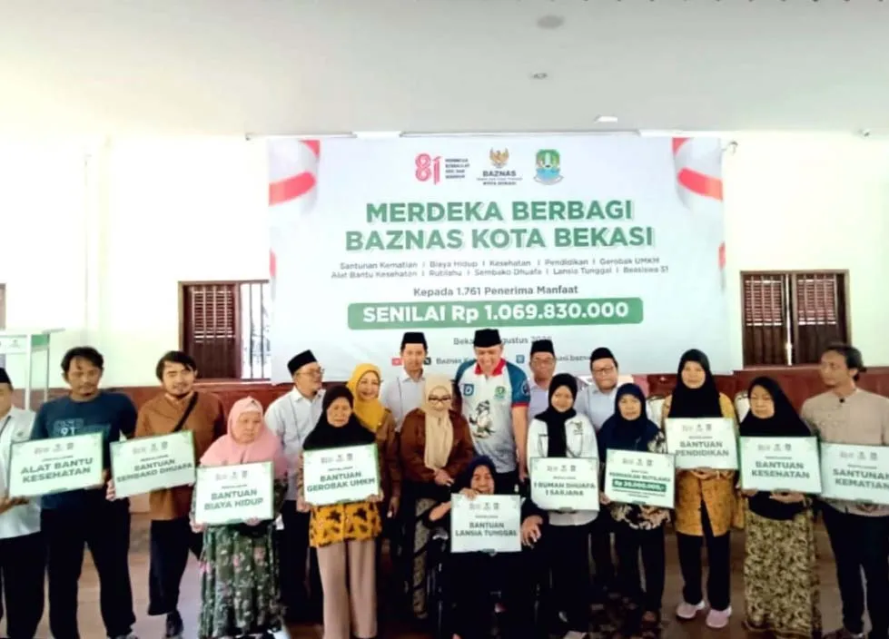 BAZNAS Bekasi Kucurkan Rp1,06 Miliar, Zakat Tak Sekadar Bantuan Sosial
