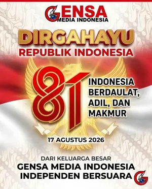 Sambut HUT ke-81 RI, Gensa Media Indonesia Gaungkan Semangat Indonesia Berdaulat, Adil, dan Makmur