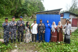 Danlanal Simeulue Resmikan Toilet Umum di Pantai Babang
