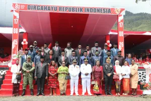 TNI-Polri dan Pemda Sinergi Kawal HUT ke-81 RI di Puncak Jaya
