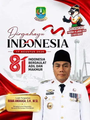 Rama Angkasa Ajak Warga Pengasinan Sukseskan HUT ke-81 RI dan Porprov Jabar 2026