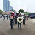 Kodim Tangerang Lepas Sertu Budi Surahmat Lewat Pemakaman Militer
