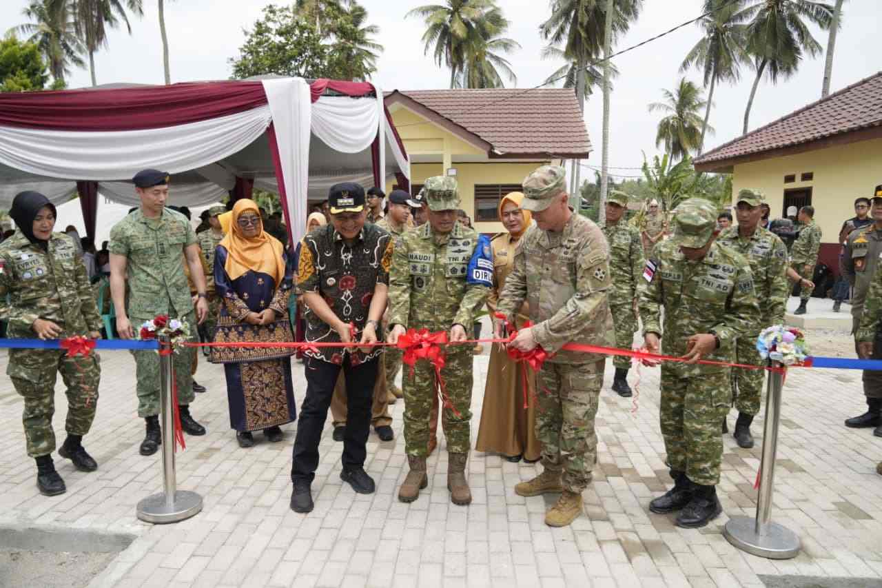 Dankodiklat TNI Resmikan Renovasi SDN 12 Martapura Lewat SGS 2026