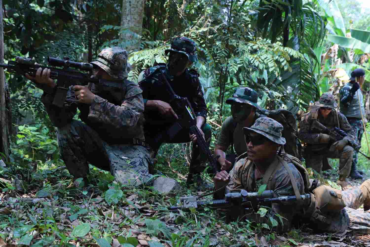 Marfor Lampung dan Pasukan Asing Asah Taktik Darat di SGS 2026