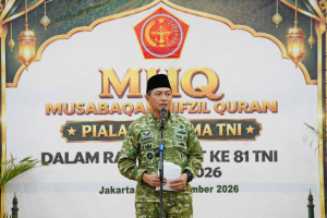 Kapusbintal TNI Buka MHQ Piala Panglima TNI di Mabes TNI