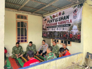 TNI Perkuat Pencegahan Karhutla Bersama Warga di Sambas