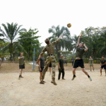 Olahraga Bersama Prajurit SGS 2026 Pererat Persahabatan Militer Negara Sahabat