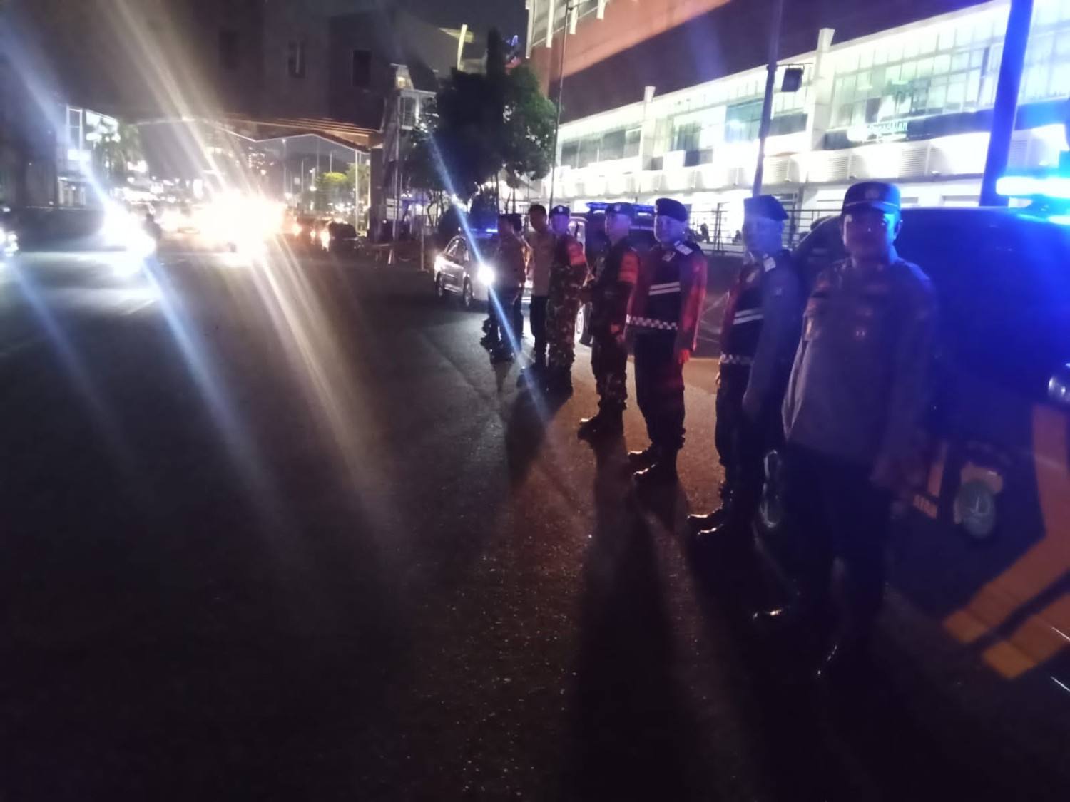 Babinsa dan Komduk Patroli Malam Jaga Kamtibmas Wilayah Kodim 0506/Tgr