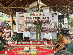 TNI Perkuat Sinergi Lintas Sektor Cegah Karhutla di Sambas