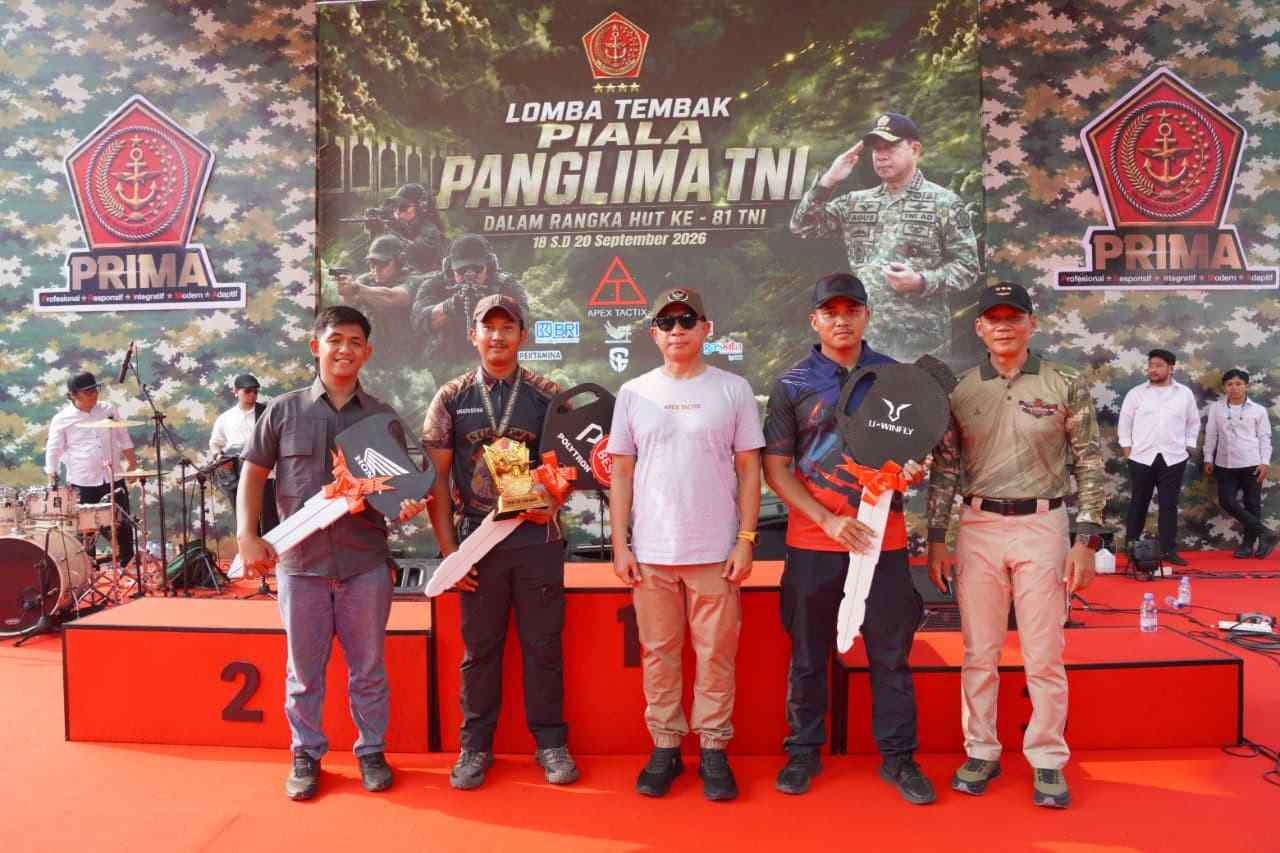 Panglima TNI Tutup Lomba Tembak Piala Panglima TNI 2026
