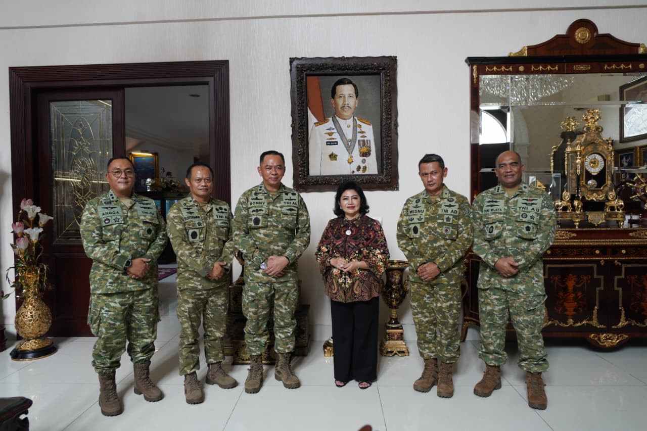 Jelang HUT ke-81 TNI, Pasahli Panglima TNI Anjangsana ke Mantan Panglima