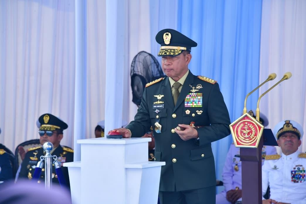 Panglima TNI Resmikan KRI Sriwijaya-100, Perkuat Pertahanan Maritim