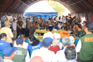 Danlanud Sjamsudin Noor Perkuat Sinergi Penanganan Karhutla Kalsel