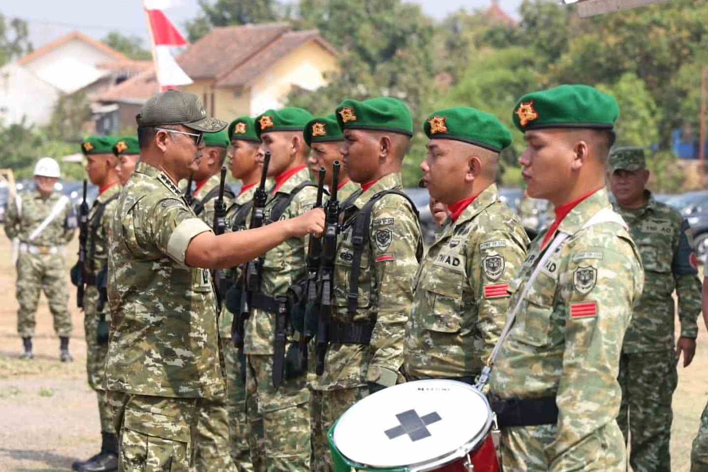 Wapang TNI Tinjau Kesiapan Yonif TP di Sumedang dan Majalengka