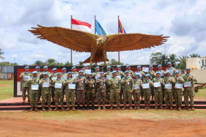 FIB MONUSCO Perkuat Kesiapsiagaan Satgas Kizi TNI Konga XX-W